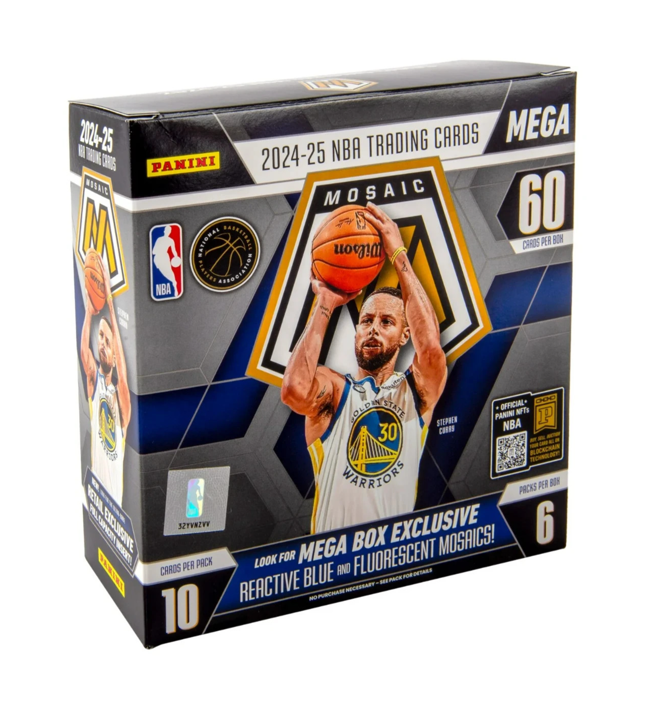 2024-25 Panini Mosaic Basketball NBA Trading Cards Mega Box