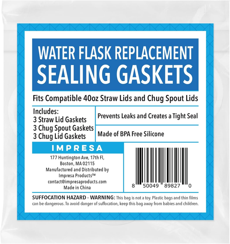 Water Bottle Gasket Replacement for Thermoflask 40Oz - 3 Sets