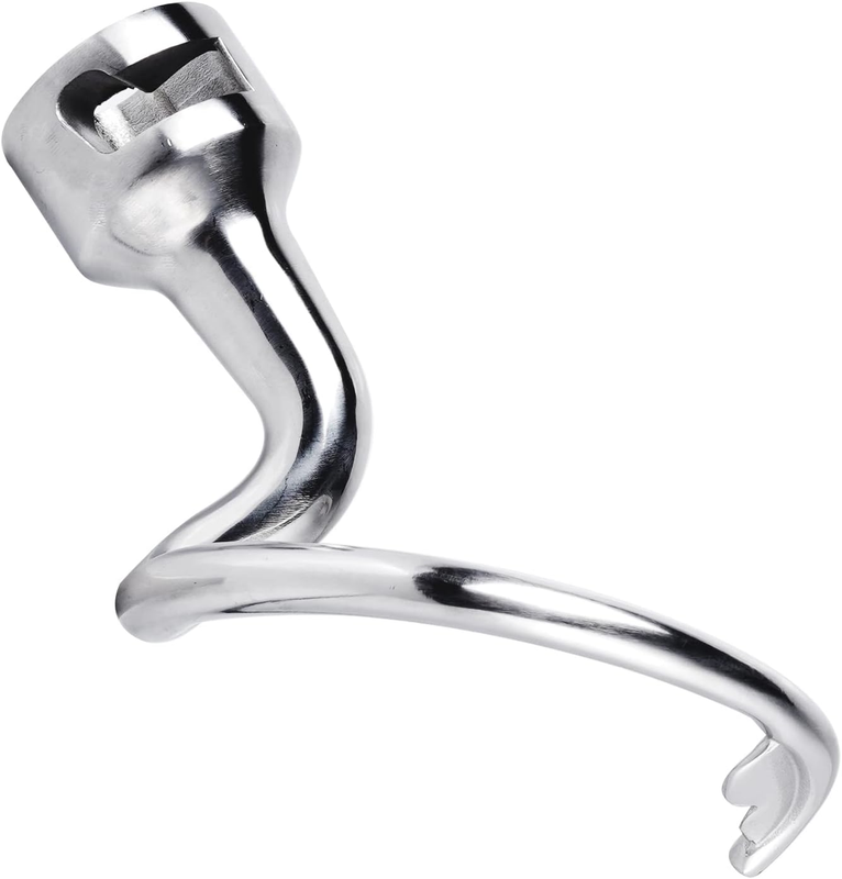 Stainless Steel Spiral Dough Hook Attachment for Kitchenaid 4.5 and 5 Quart Tilt