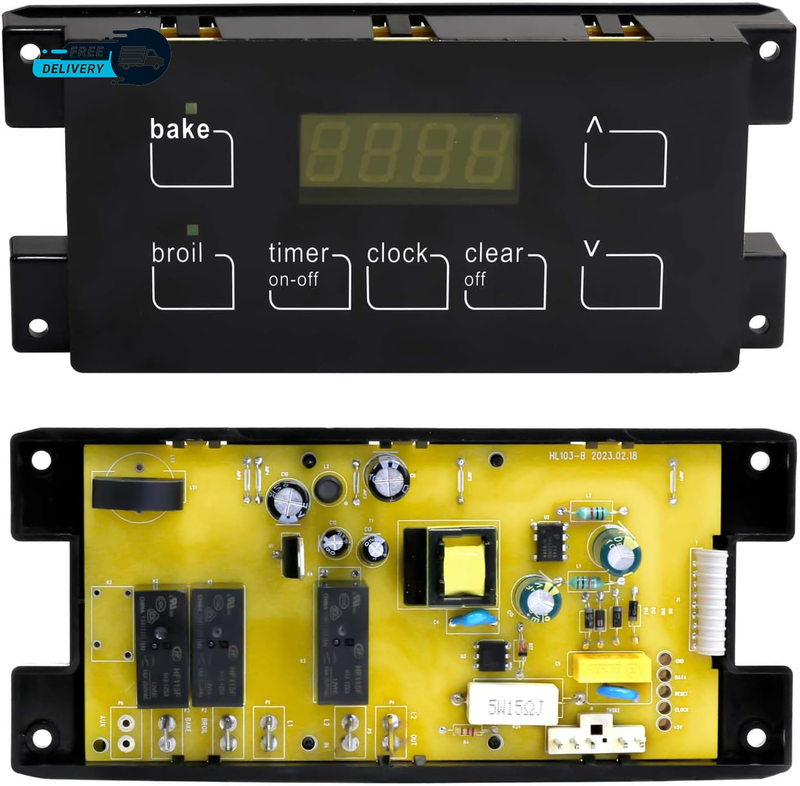 Oven Range Stove Clock Control Board  Directly Replaces Sears 5304518660 