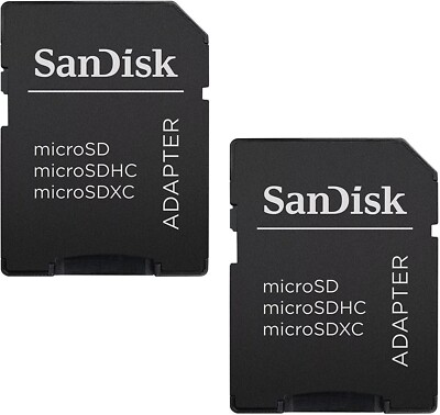 SanDisk Adapter for Micro SD Card SDXC SDHC TF Memory Card Adapter SD Reader LOT
