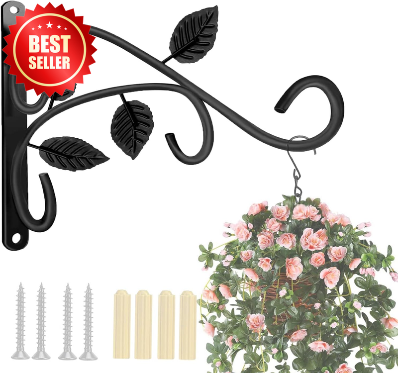 Wall Mount Metal Plant Hook Hanger for Lanterns Bird Feeders Wind Chimes US