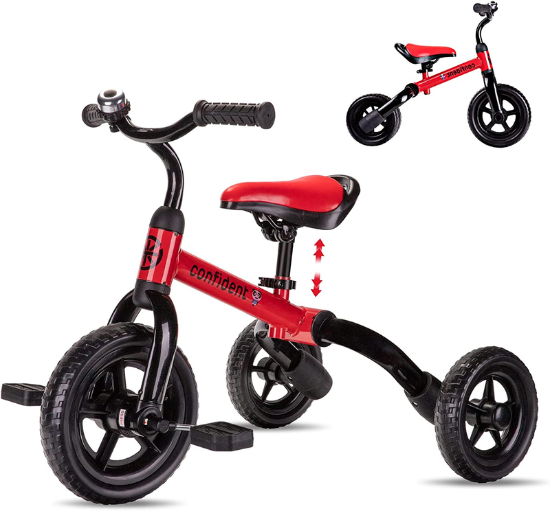 3 in 1 Tricycle for Toddlers Age 2-5 Years Old, Folding Kids
