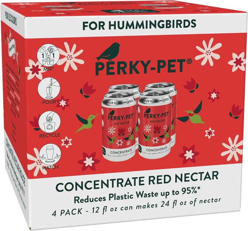 534 Red Hummingbird Nectar Liquid Concentrate In Recyclable Aluminum Can – 4 Can