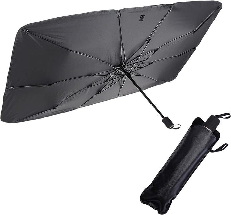 Foldable Car Windshield Umbrella - Sun Shade for Front Windows, Large Size