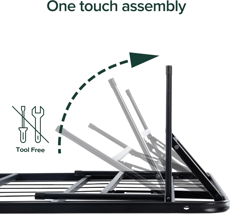 Queen Bed Frame - 14 inch SmartBase Metal Bed Frame with Steel Slat Support, Box
