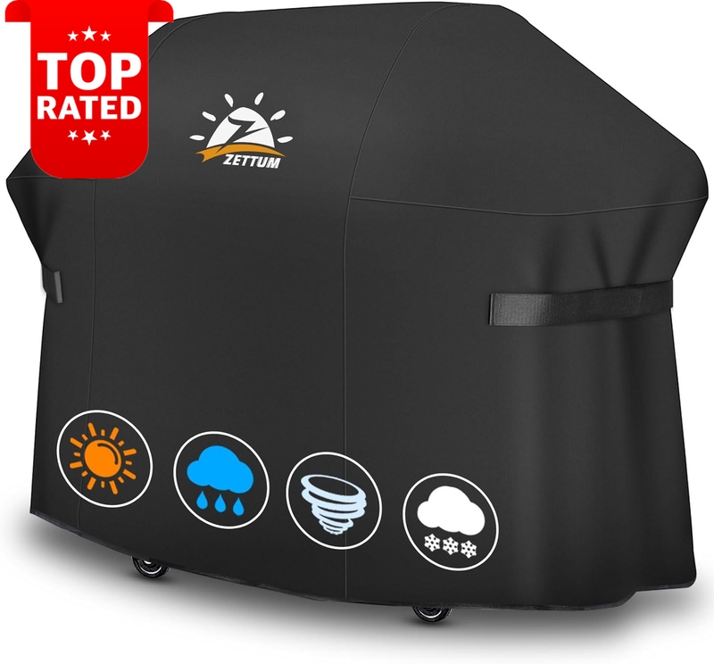 Heavy Duty BBQ Cover 190CM Waterproof Grill Cover Weber Summit 600 Series