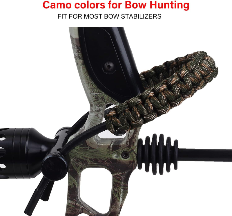 Archery Bow Wrist Sling Adjustable Hunting Wrist Strap Braided for Compound Bow 