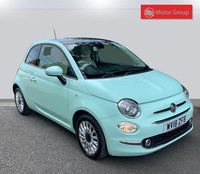 2018 Fiat 500 1.2 Lounge Euro 6 (s/s) 3dr HATCHBACK Petrol Manual