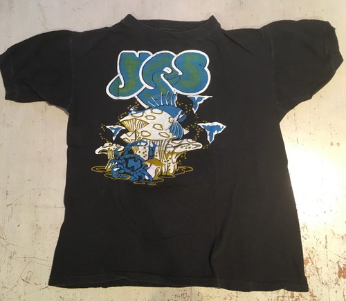 Vintage 1980s YES Band T-Shirt Concert T Shirt YES On Tour