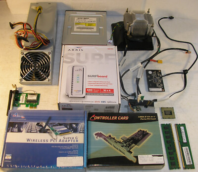 Lot of Lenovo Windows 7 Desktop Computer Parts, Power, Memory, Cables, New Items