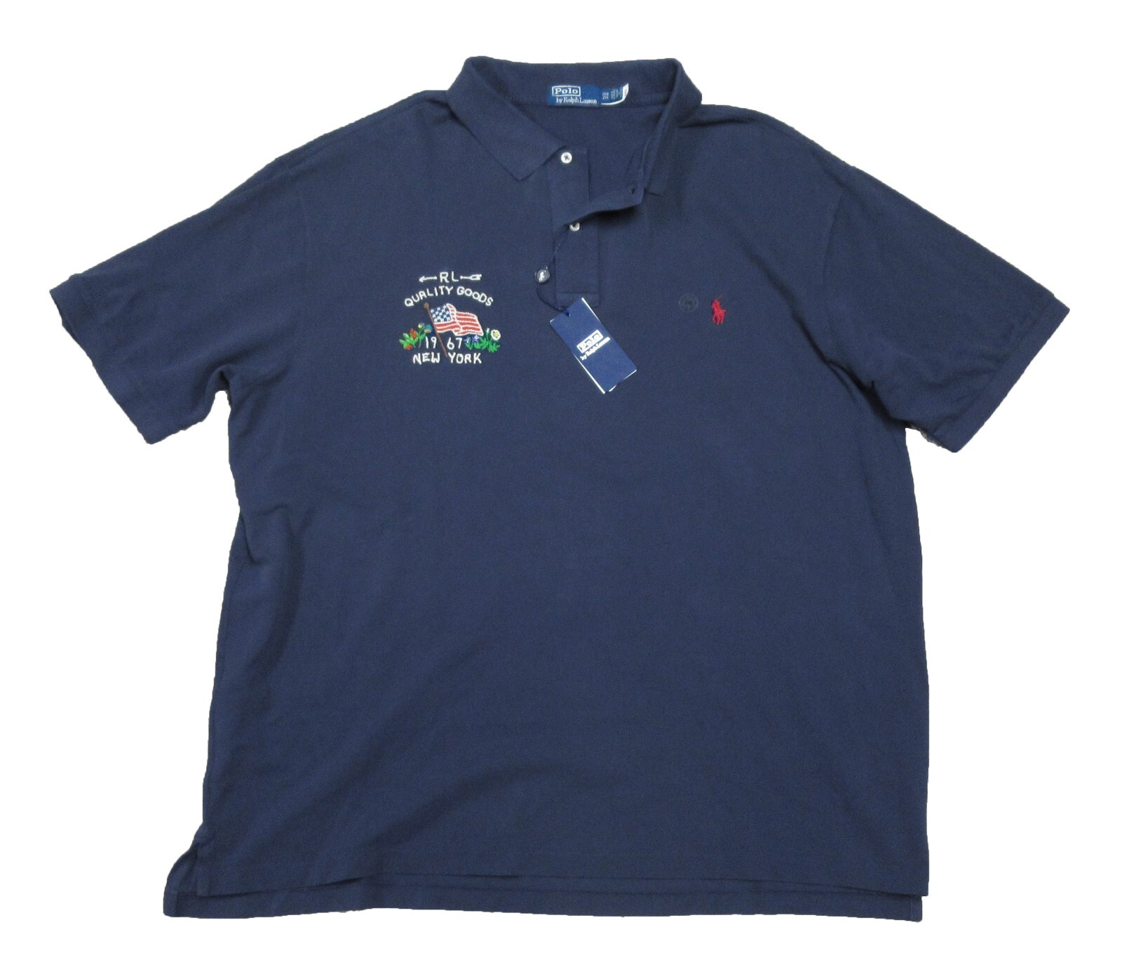 Polo Ralph Lauren Big & Tall Men's Navy Flag Package Graphic