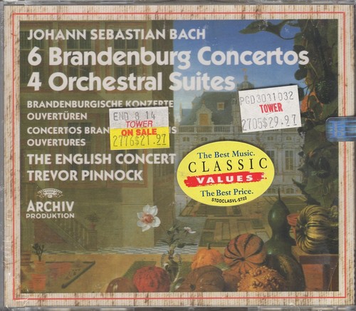 Bach 6 Brandenburg Concertos 4 Orchestral Suites CD 1988 3 Discs) New Sealed 28942349223 | eBay Bach 6 Brandenburg Concertos 4 Orchestral Suites CD 1988 3 Discs) New Sealed 28942349223 | eBay