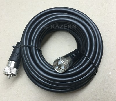 NEW 20 ft RG8X coaxial coax antenna cable UHF male PL-259 connectors ham radio. Buy it now for 14.95