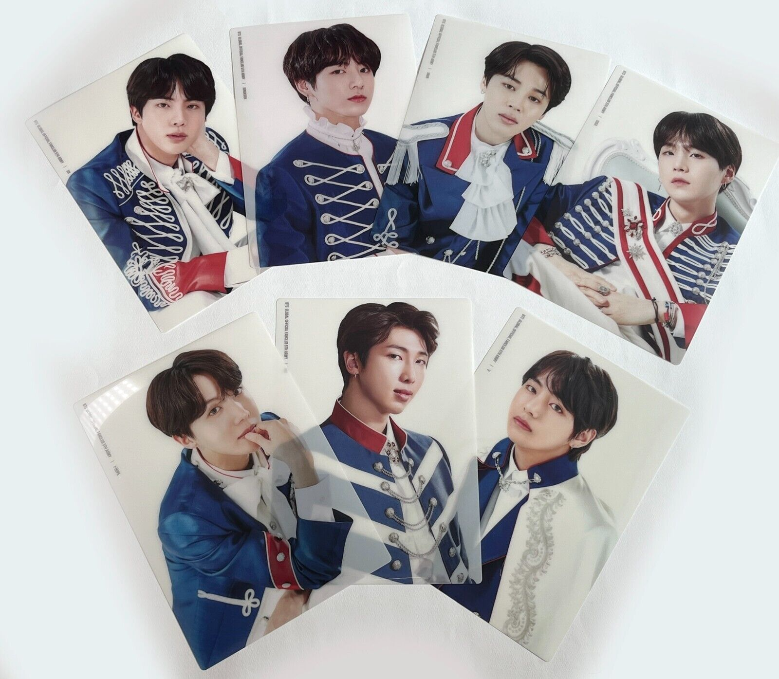 BTS Official Army Zip 5th Membership Kit All Members Plastic BTS Official Army Zip 5th Membership Kit All Members Plastic