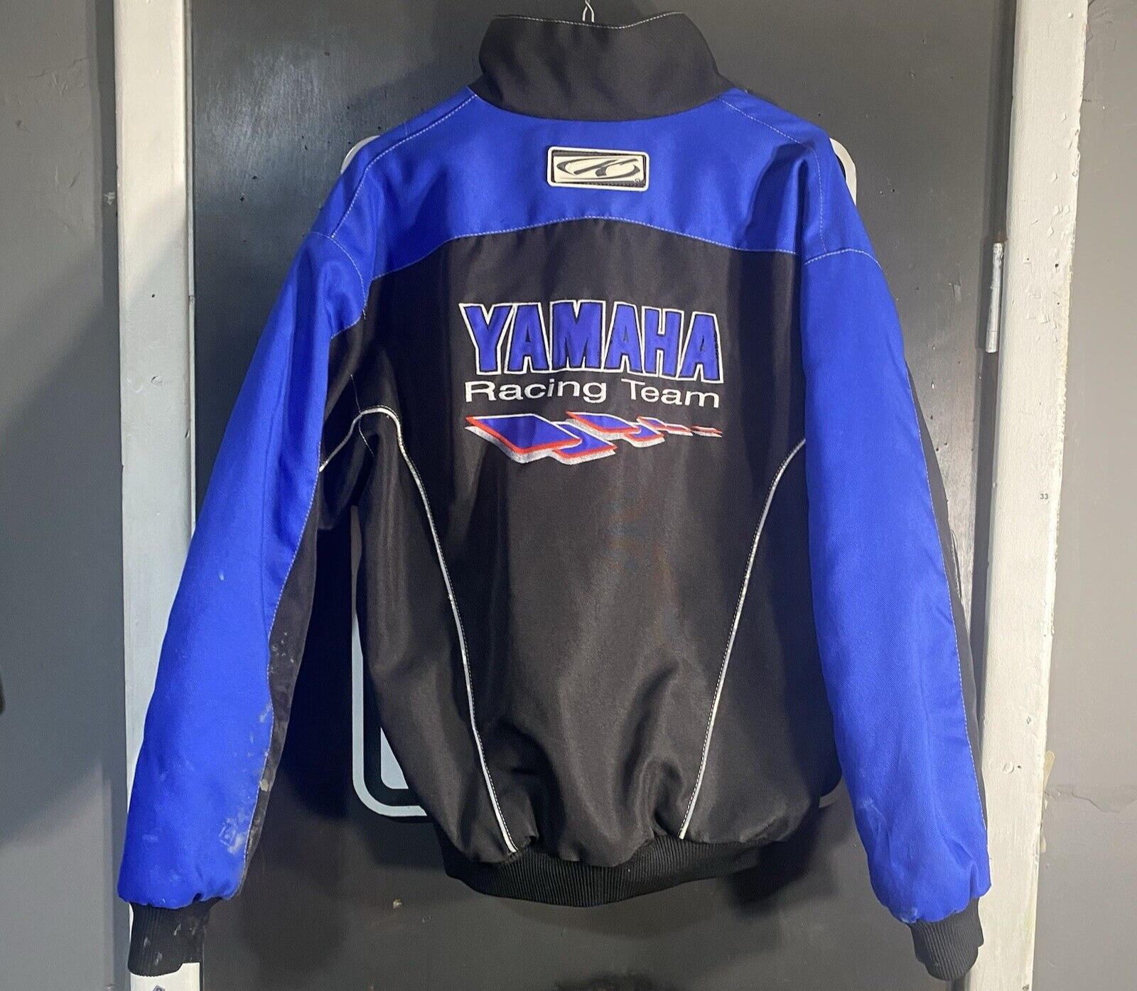 Vintage YAMAHA Racing Team Big Logo Kenny Blue/Black Jacket Vintage YAMAHA Racing Team Big Logo Kenny Blue/Black Jacket