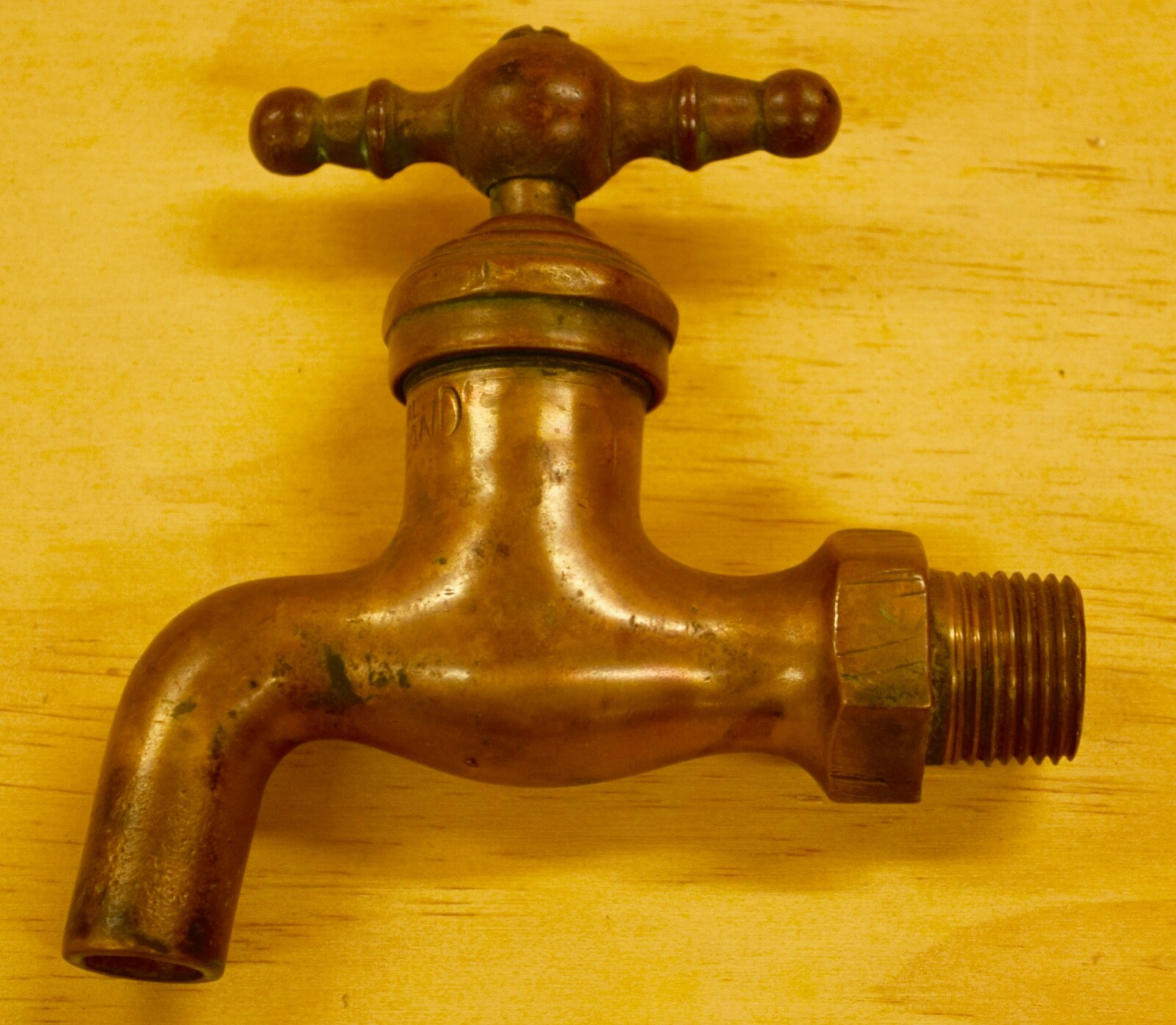 Vintage ANTIQUE BRASS WATER SPIGOT/ Faucet 3/4