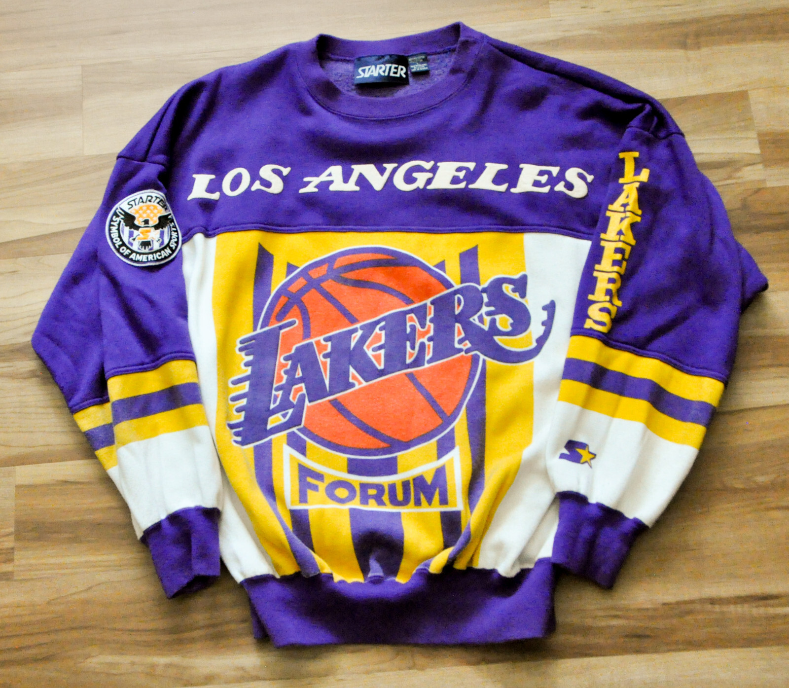 海外出荷 90's Lakers レイカーズ ホッケーシャツ 【公式通販】