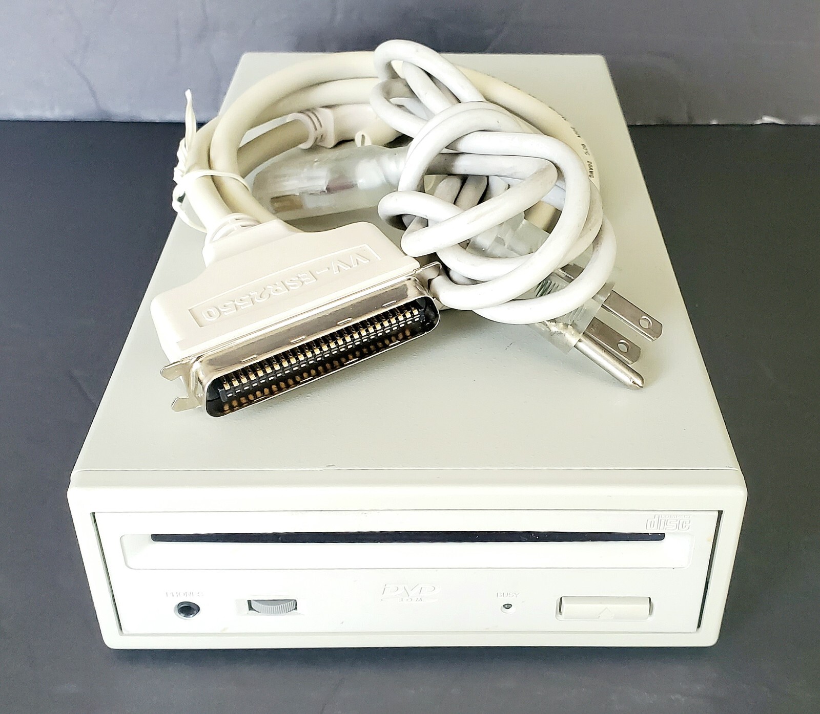 EXTERNAL SCSI DVD CD-ROM DRIVE FOR APPLE MAC/E-MU/ENSONIQ