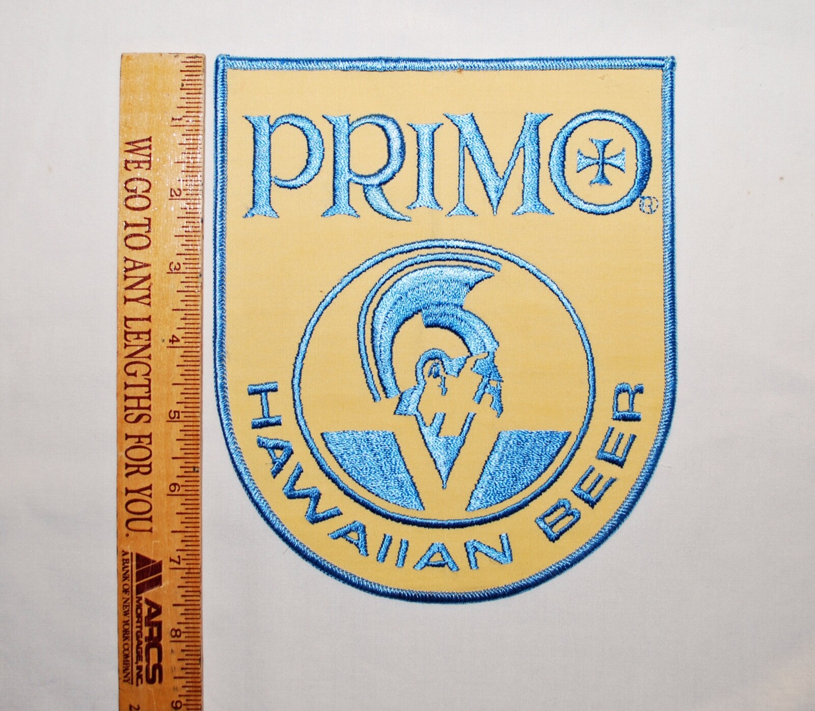 VINTAGE LARGE 1970 PRIMO HAWAIIAN BEER PATCH