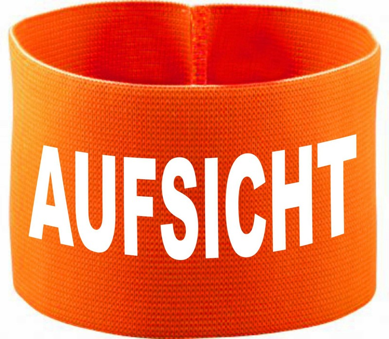 Gummielastische Armbinde 10cm HÃ¶He Mit Aufdruck Aufsicht