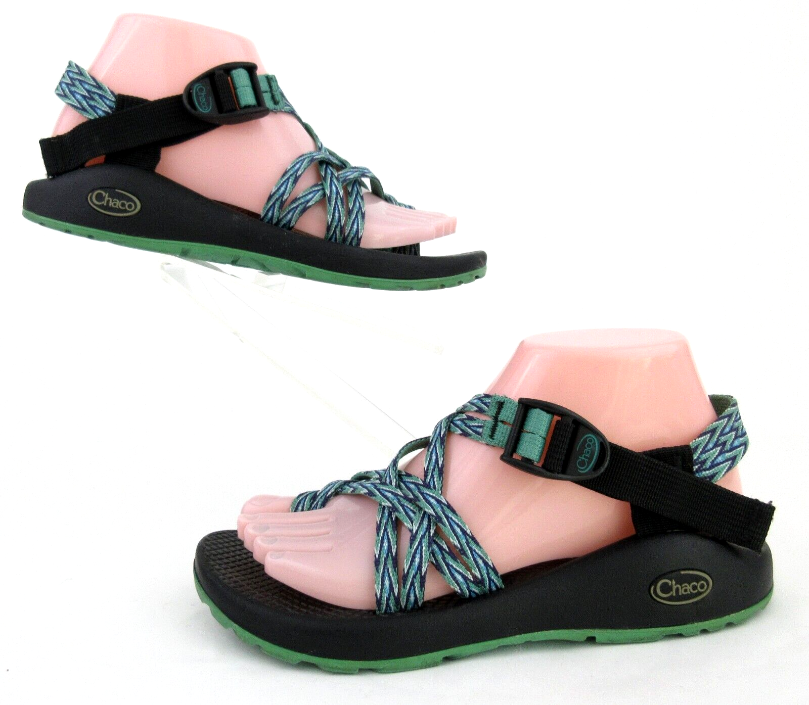 Women's Chaco ZX2 Classic Sandals Dagger Green / Purple / White