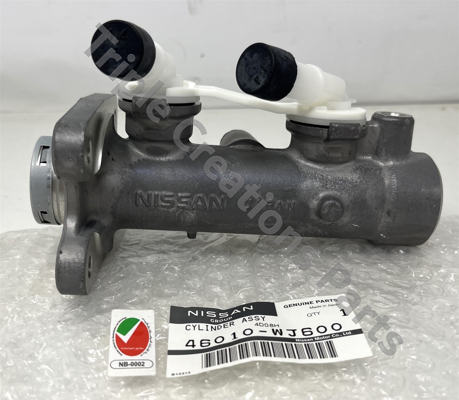 Genuine Nissan OEM 46010-WJ600 CYLINDER ASSY-BRAKE MASTER
