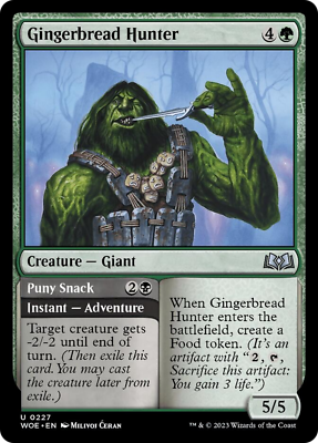 gingerbread mtg cards version of Rampant Regenerator Magic: The Gathering card put a +1/+1 counter on Syr Ginger and scry 1. Brenard's Gingersnaps For Fun //