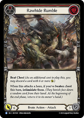 Flesh and Blood TCG Rawhide Rumble (Red) [HVY023] (Heavy