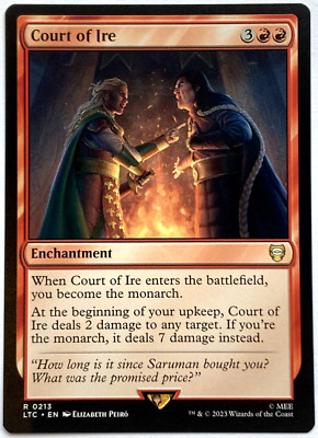 MTG Court of Ire Tales of Middle-earth Commander 0213 Pack Fresh