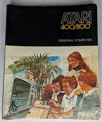 Atari 400/800 Operators Manual and BASIC Reference PC Manual with Binder CO14722