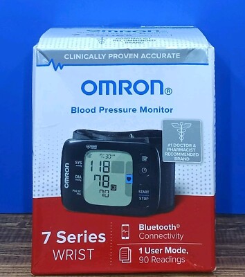 ** NEW** OMRON 7 SERIES WIRST BLUETOOTH BLOOD PRESSURE MONITOR (BP6350)