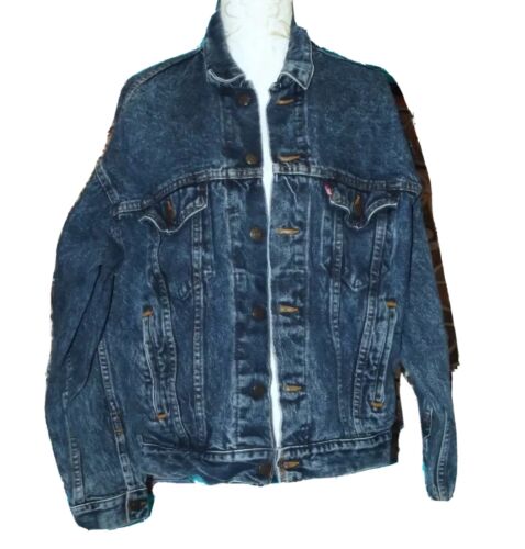 LeVIS VINTAGE 80s JEAN JACKET Levi Strauss & Co Mens 70507 LeVIS VINTAGE 80s JEAN JACKET Levi Strauss & Co Mens 70507
