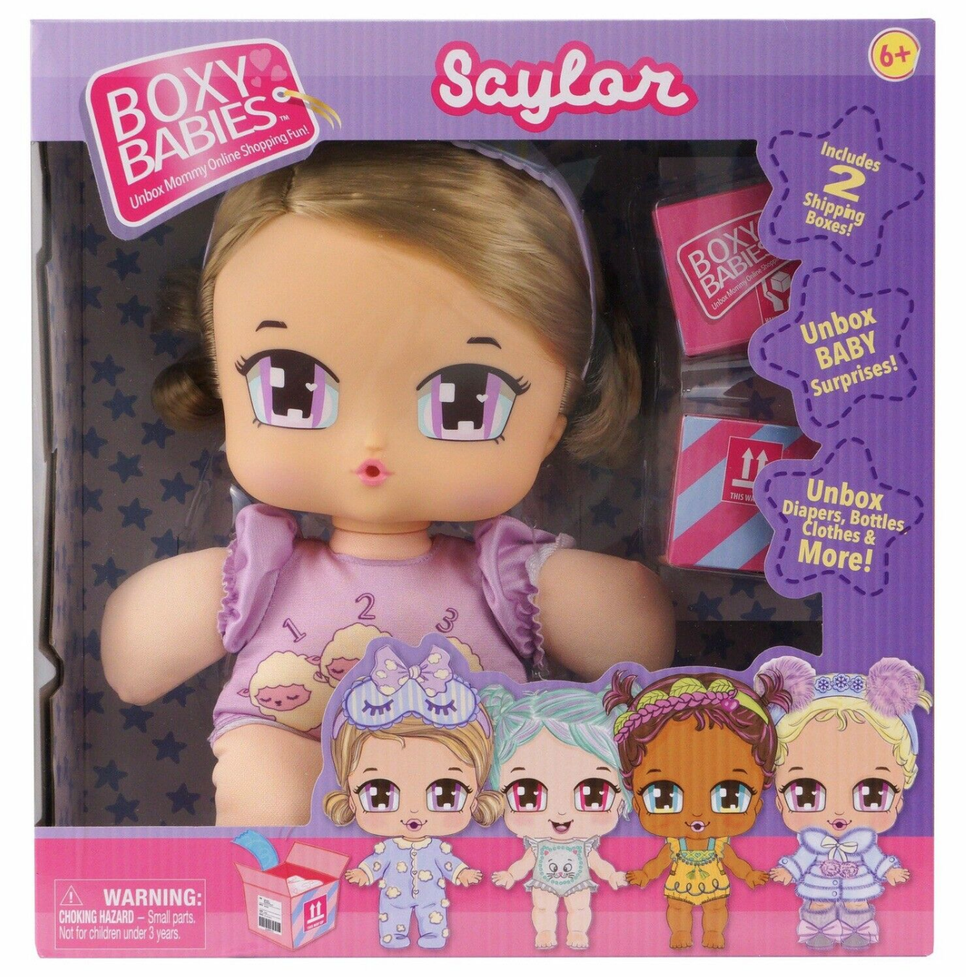 sayulily☆9 Boxy girl Babies Soft & Cuddly Baby Doll Saylor With 2