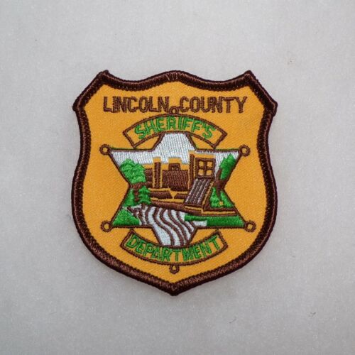 Vintage USA Lincoln County Sheriff Department (Montana) Sleeve or Hat Patch 