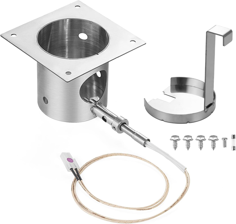 Burn Pot Ignitor Kit for Traeger Pit Boss Camp Chef Pellet Grill Smoker 304 SS