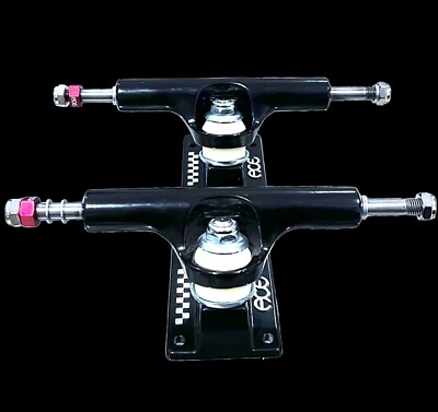 ACE AF1 Matte Black 22 Skateboard Trucks - Set Of 2 - 7.75'' Axles