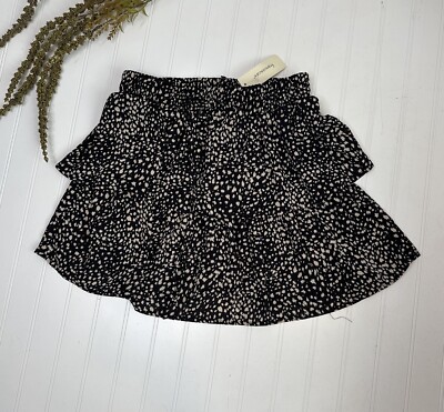 Francesca s Skirt Women s Size Medium M Animal Print NWT New