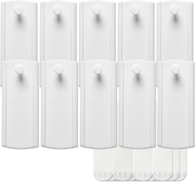 Large Universal Frame Hanger, 10 Hooks + 14 Adhesive Strips, Heavy Duty No Nail