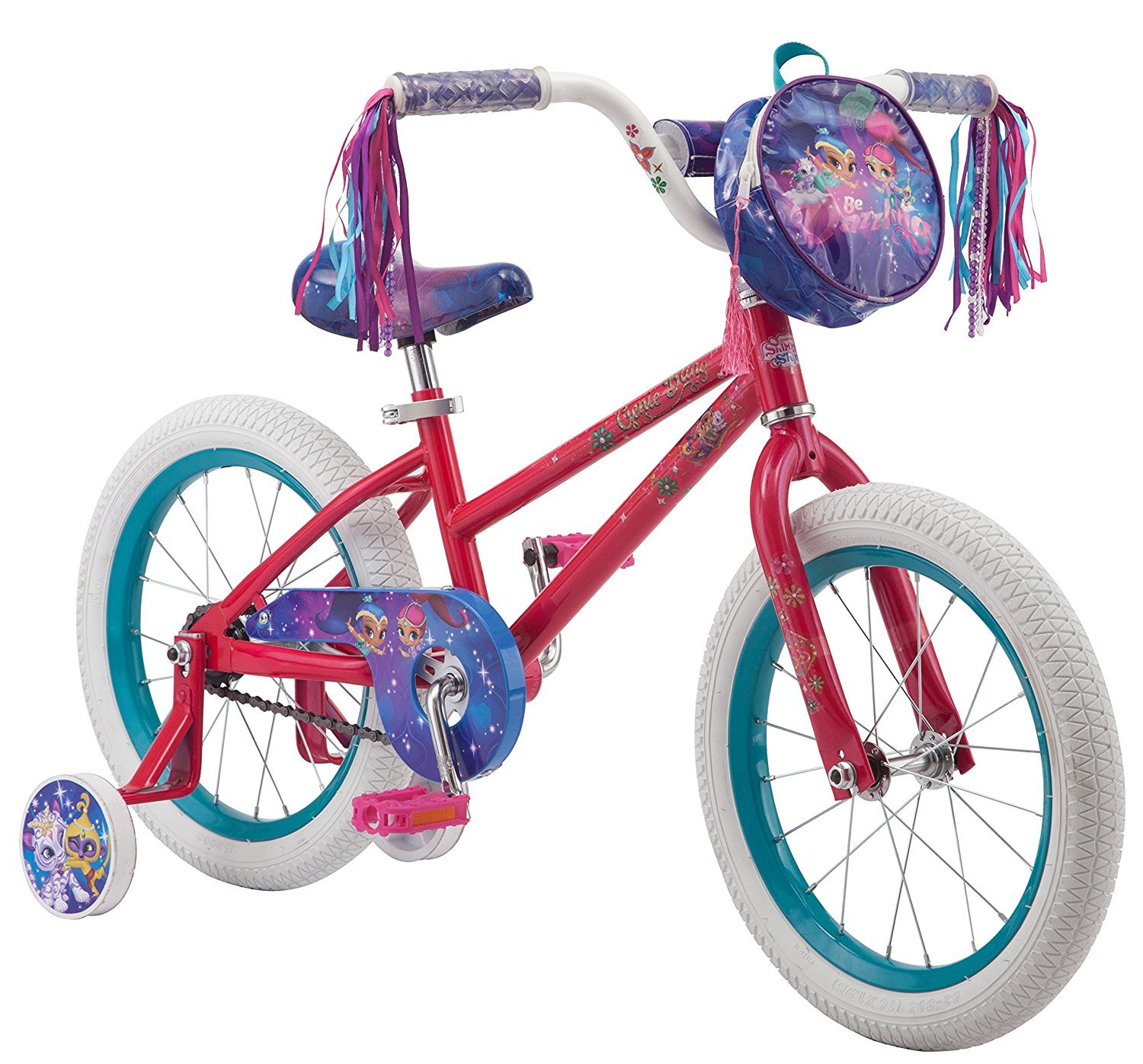 Shimmer & Shine Girl's Bicycle 16" Wheels, Pink