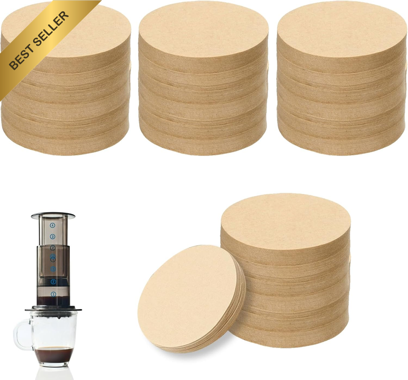 400 Pcs Coffee Filter Paper Compatible with Aeropress All Coffee and Espresso Ma