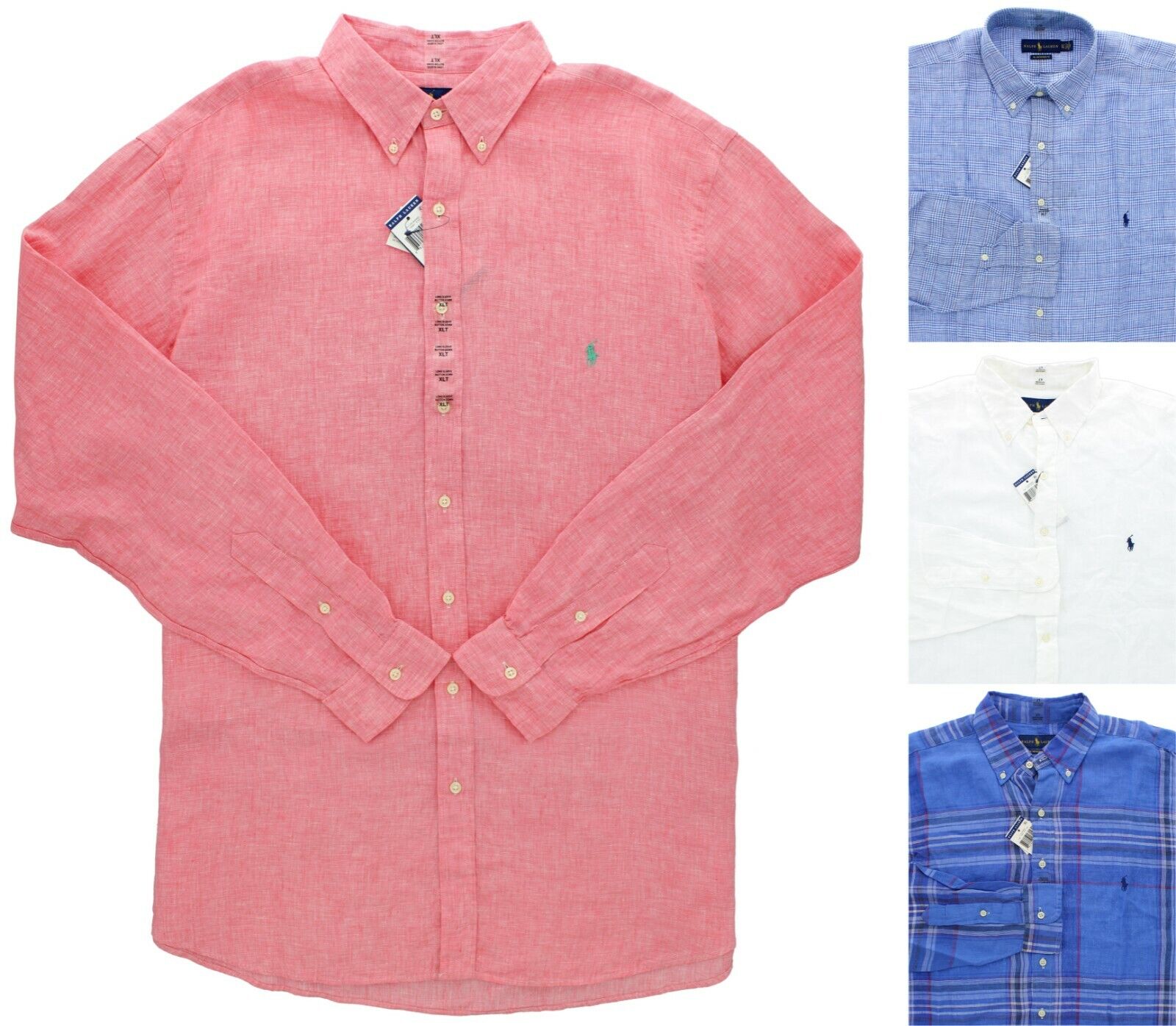 POLO Ralph Lauren Oxford Shirt Men's Untucked Fit Big & Tall POLO Ralph Lauren Oxford Shirt Men's Untucked Fit Big & Tall