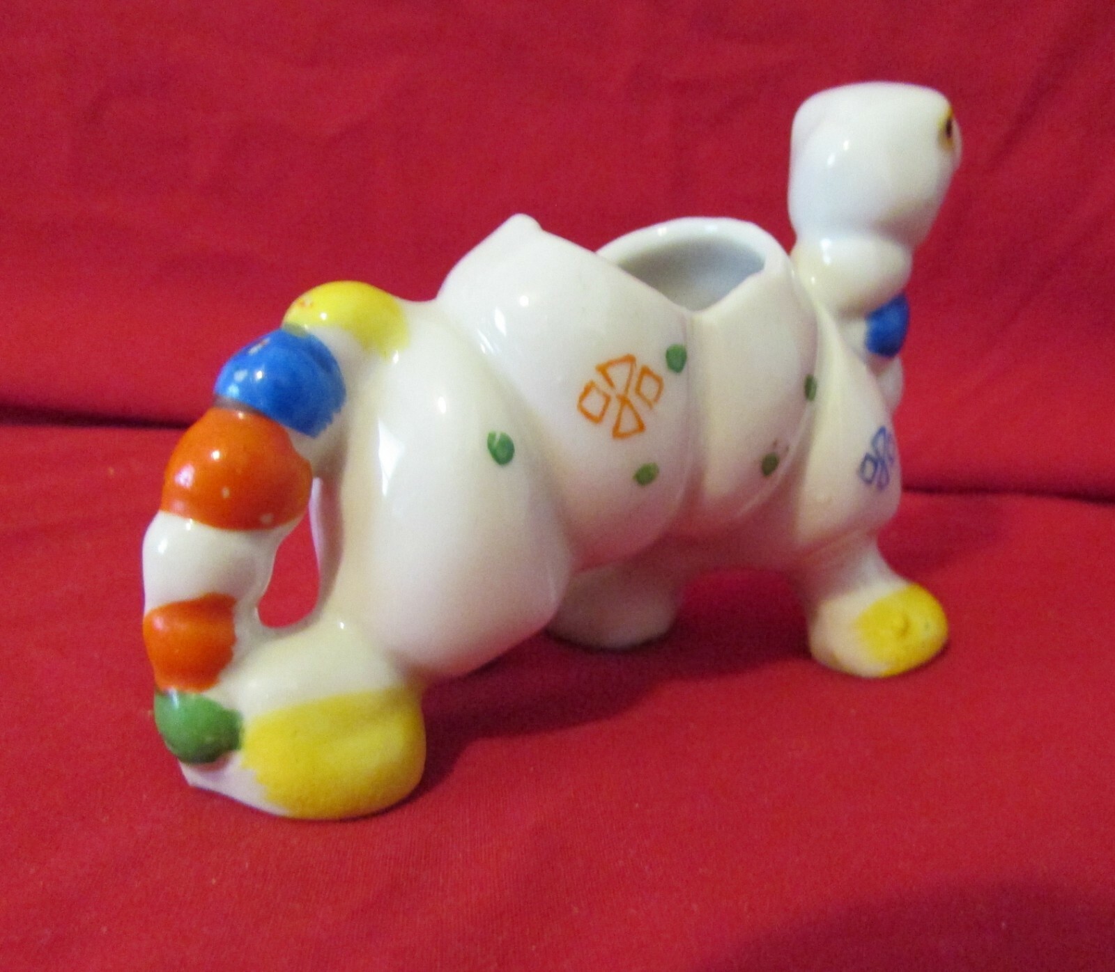 Vintage Retro Porcelain Pin Cushion Lizard Unique Made in Japan