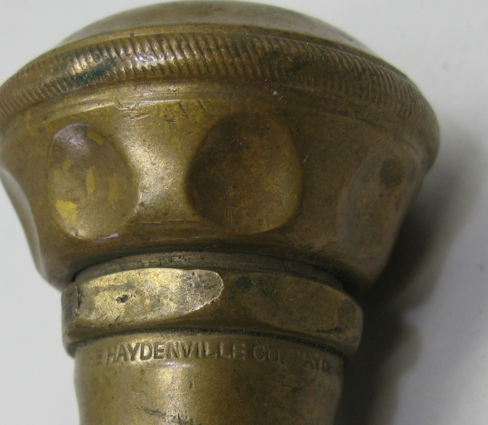 Vintage Solid Brass Faucet The Haydenville Co Unusual Handle