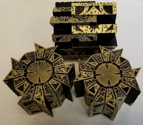 Hellraiser Puzzle Box Lament Configuration Fully Functional Pinhead Prop FREE SH