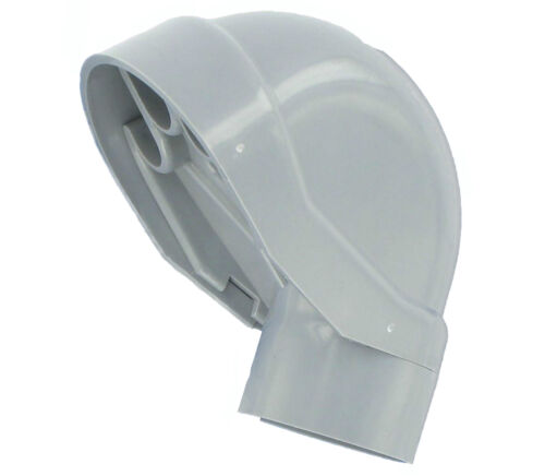 2" PVC-40 Gray Weather Head 2 Piece Molded Construction