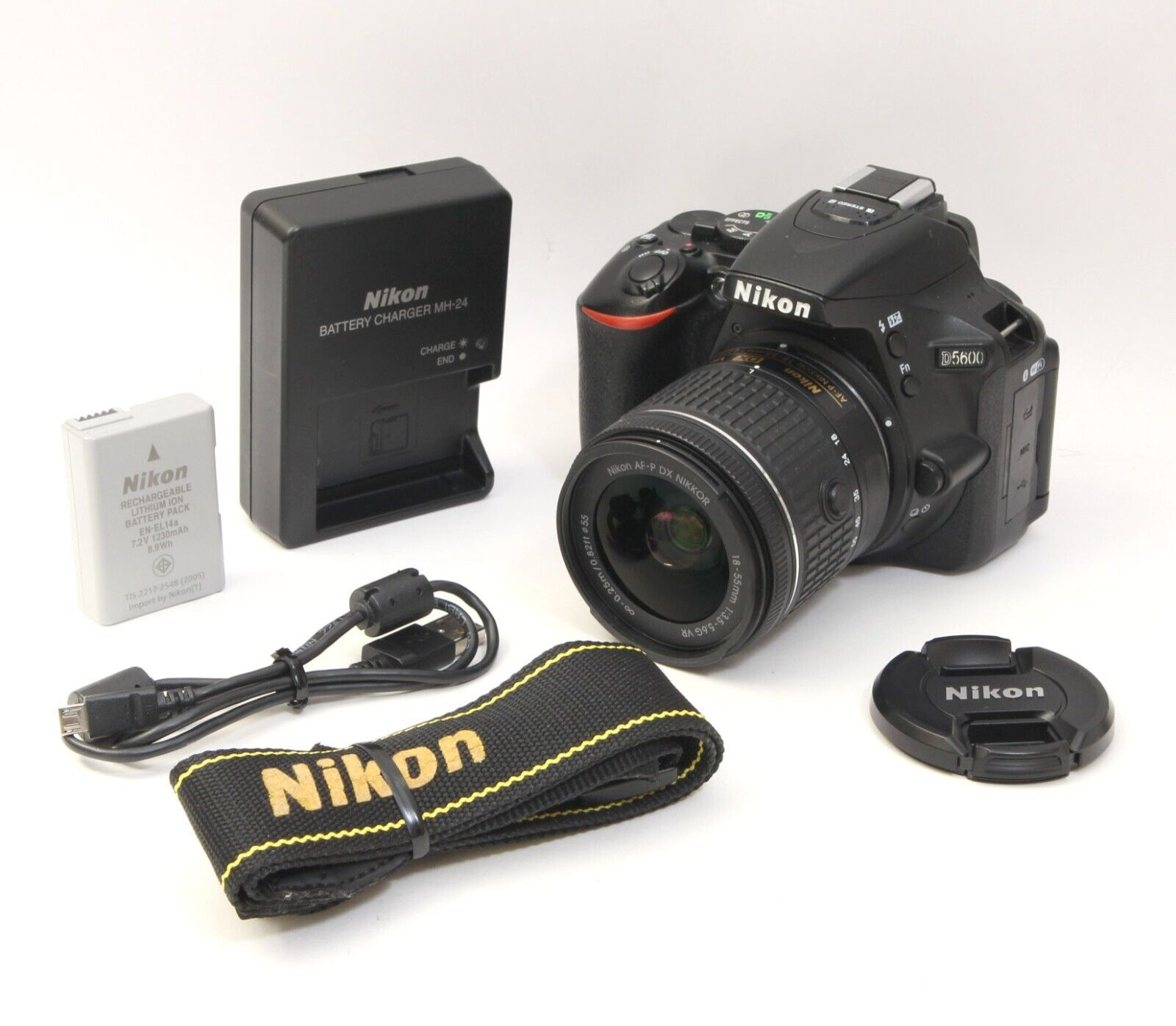 Nikon D5600 Digital SLR Camera (Kit w/ AF-P DX 18-55mm F3.5