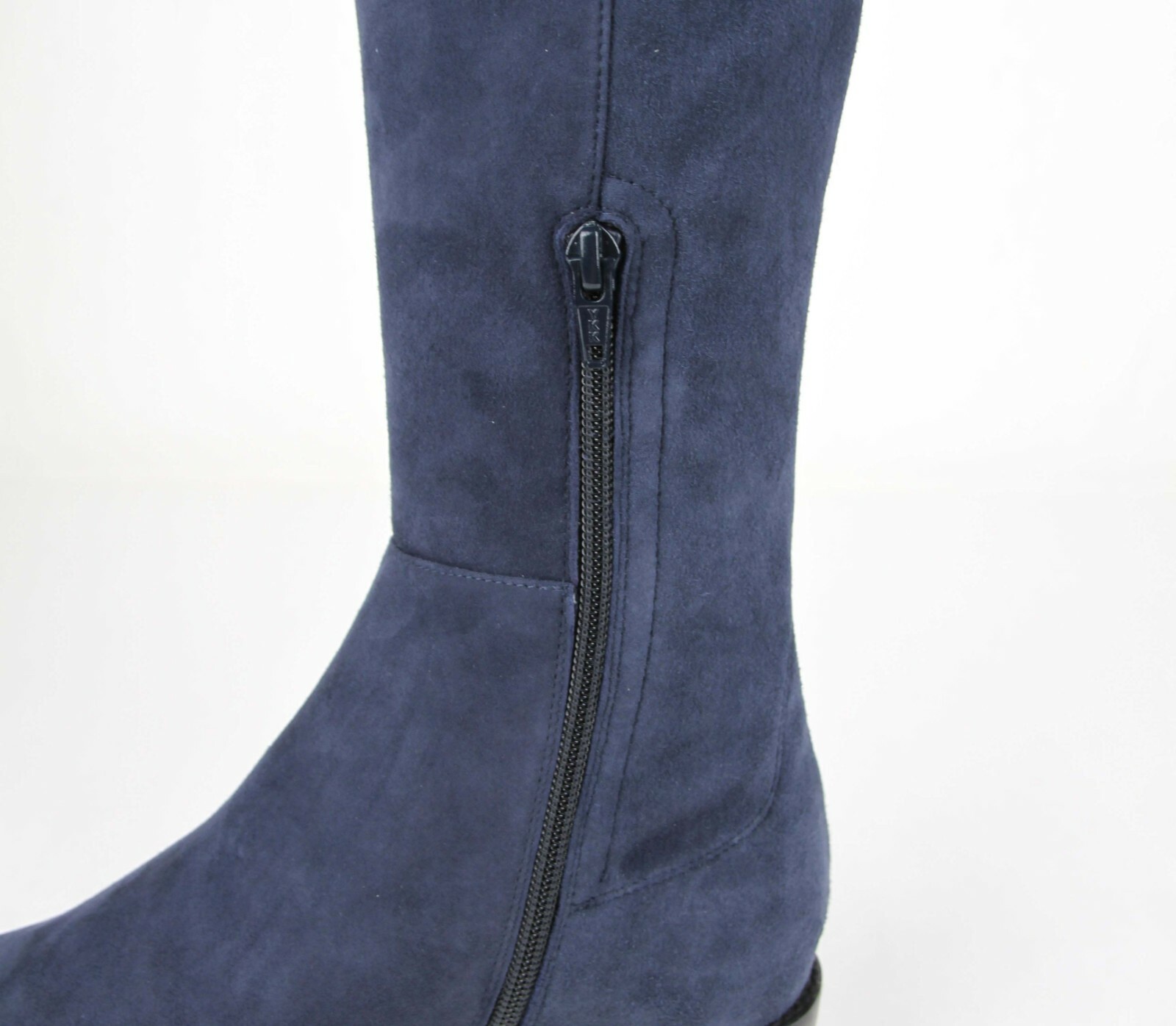 Pre-owned Stuart Weitzman $795  Women's Allserve Nice Blue Suede Knee Boot Yw28482