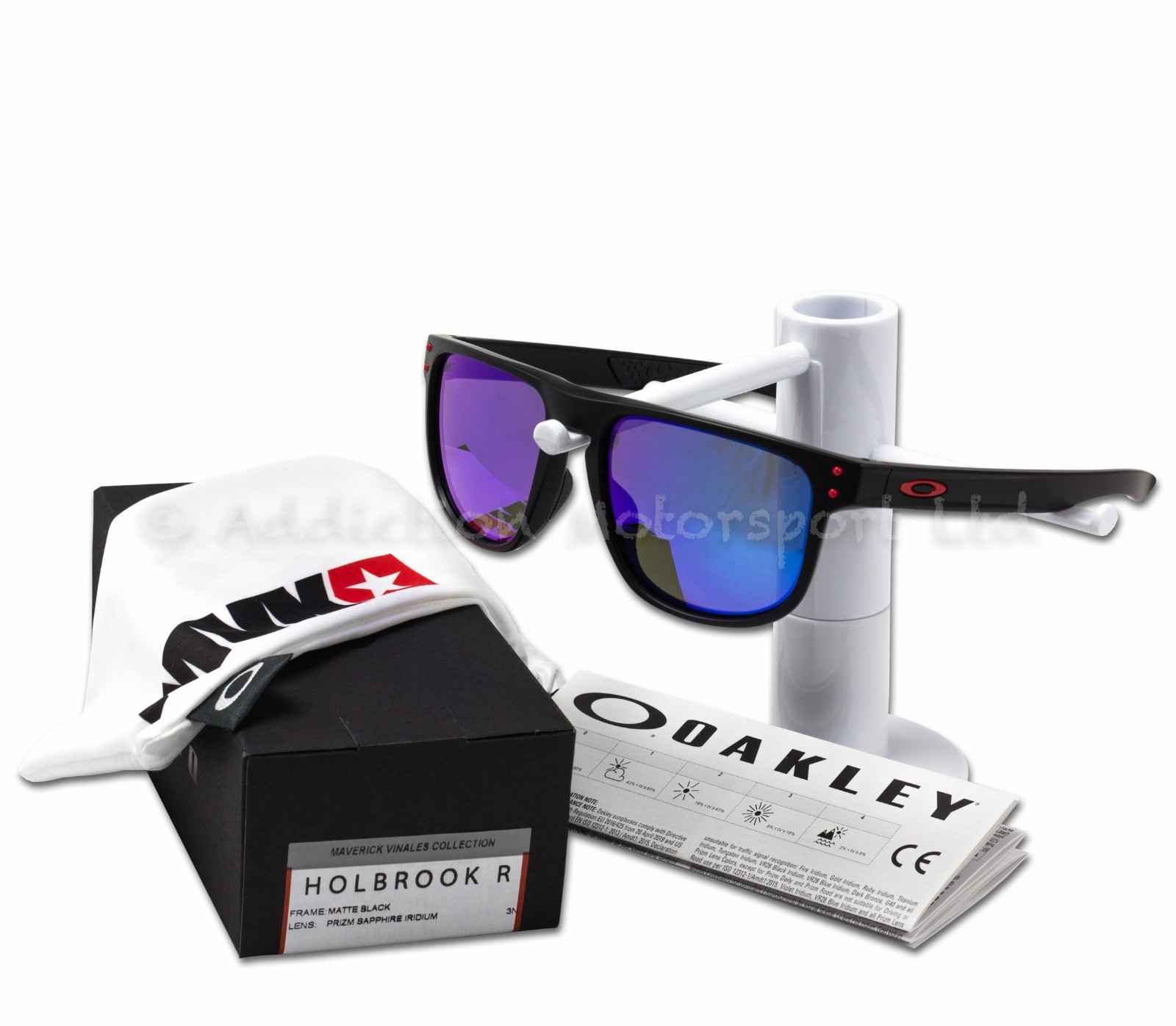 オークリーホルブルック Oakley Holbrook R MAVERICK VINALES Sunglasses Matte Black