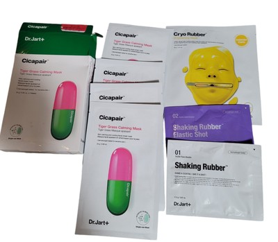 Lot of 7 DR.JART+ Face Mask Cicapair Cryo Rubber Shaking
